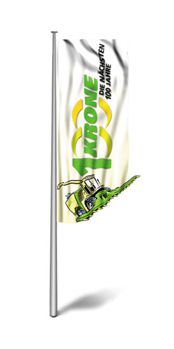 Krone - Konturfahne